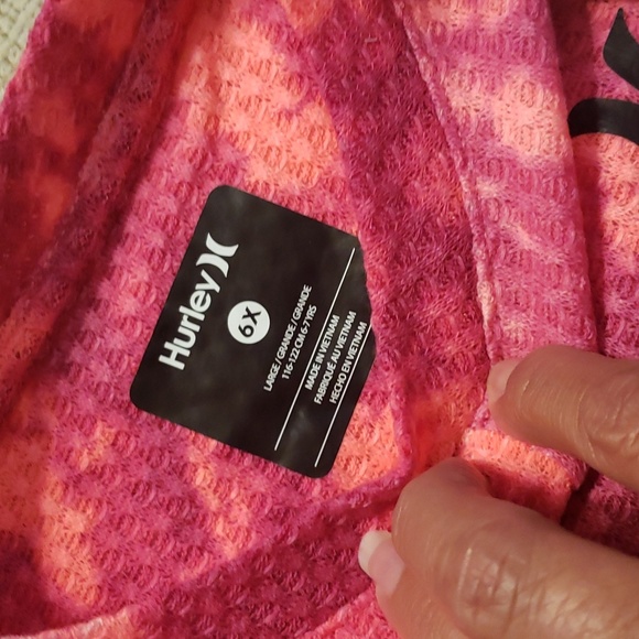 3/$25 🔵 HURLEY Twist Front Long Sleeve  Sz 6x with tags 🔵 3/$25 - Picture 6 of 12